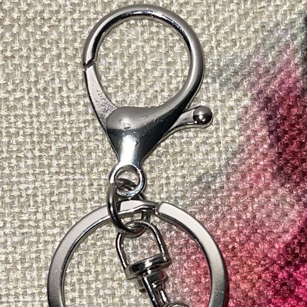 Original Handbag Charm 🦋 Butterflies Aqua Silver Backpack Jewelry Bag Bling - Picture 14 of 15